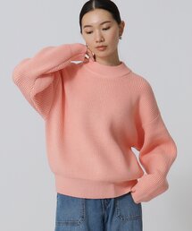 ◆ボリューム畔編みニット