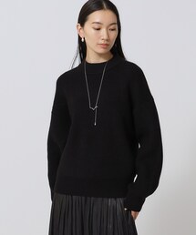 ◆ボリューム畔編みニット