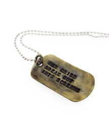 THE MILES（ザ マイルズ）の「ガレージウダガワ 1960's ミリタリードッグタグネックレス ROCK WORD SERIES No.57 vintage プレート（ネックレス）」