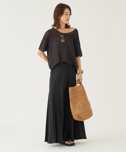 plage（プラージュ）の「《追加》Washable Fibril ロングスカート2