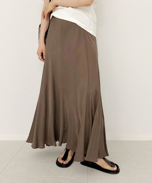 plage（プラージュ）の「《追加》Washable Fibril ロングスカート2