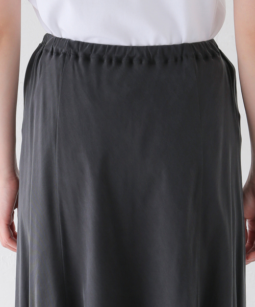 大人気！Washable Fibril Drape スカート ブラック 34 大人気！Washable Fibril Drape スカート ブラック 34 Plage