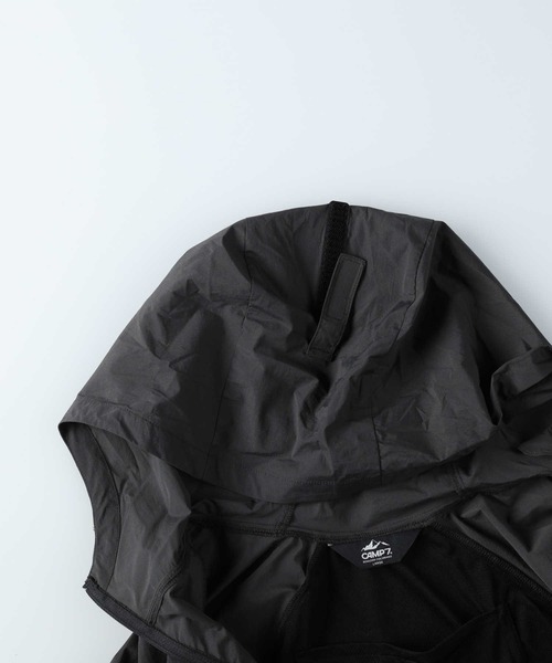 CAMP7（キャンプセブン）の「【CAMP7】CPTEX パッカブルパーカー（マウンテンパーカー・メンズ・ブラック/グレー・M/L/XL）」の15枚目の写真