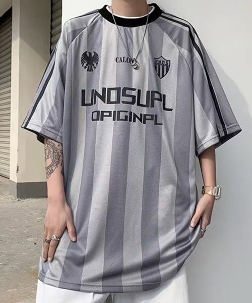 セール】【NOWLE】サッカーユニフォームデザイン フットボール Tシャツ