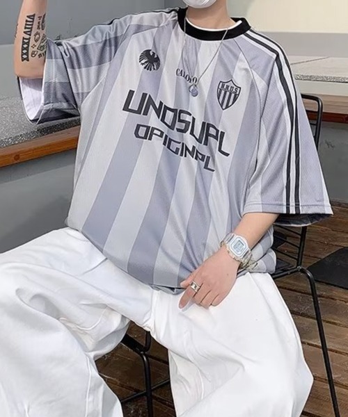 セール】【NOWLE】サッカーユニフォームデザイン フットボール Tシャツ