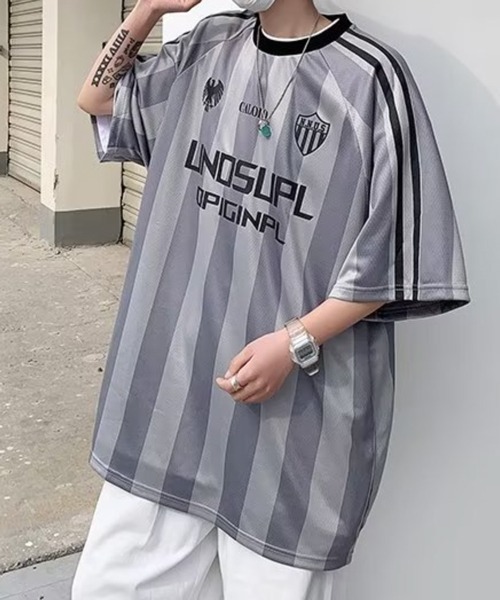 セール】【NOWLE】サッカーユニフォームデザイン フットボール T