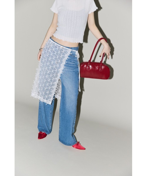 un/neu(アンノイ)の「メタリックオーバルボストン / フェイクレザーバッグ / ペットボトル収納可能(ボストンバッグ・レディース・ピンク/ブラック/ホワイト/レッド/ブラウン・FREE)」の13枚目の写真