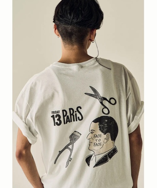 Bshop(ビショップ)の「Work of Art Kendai | クルーネック 半袖Tシャツ MEN(Tシャツ/カットソー・メンズ・ホワイト・L/XL/M)」の1枚目の写真