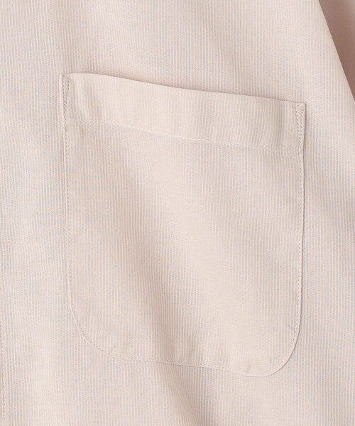 green label relaxing（グリーンレーベルリラクシング）の「BREEZY SLIP-ON レギュラーカラー シャツ -通気性-（シャツ/ブラウス・メンズ・その他1/ネイビー/ナチュラル・L/S/M/XL）」の5枚目の写真