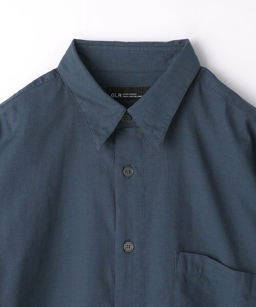 green label relaxing（グリーンレーベルリラクシング）の「BREEZY SLIP-ON レギュラーカラー シャツ -通気性-（シャツ/ブラウス・メンズ・その他1/ネイビー/ナチュラル・L/S/M/XL）」の9枚目の写真