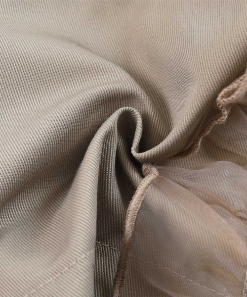 miette（ミエット）の「シアーフリルビスチェ（キャミソール・レディース・ブラック/ベージュ・FREE）」の18枚目の写真