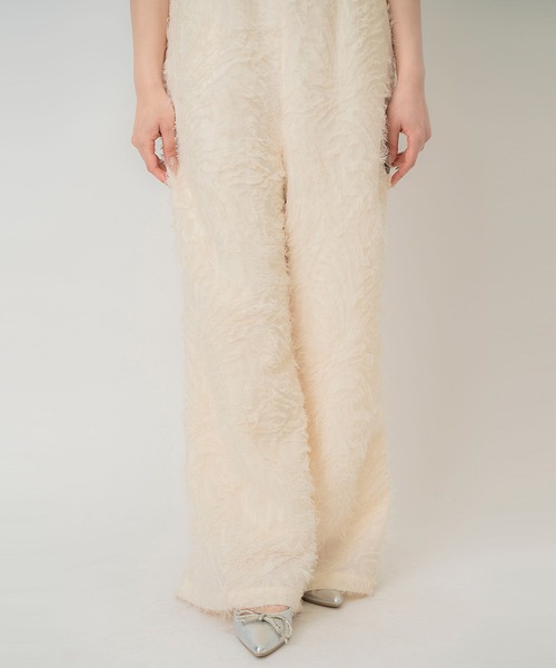 REDYAZEL（レディアゼル）の「ジャガードオールインワン（つなぎ/オールインワン・レディース・ブラック/オフホワイト・FREE）」の8枚目の写真