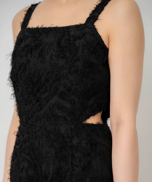 REDYAZEL（レディアゼル）の「ジャガードオールインワン（つなぎ/オールインワン・レディース・ブラック/オフホワイト・FREE）」の12枚目の写真