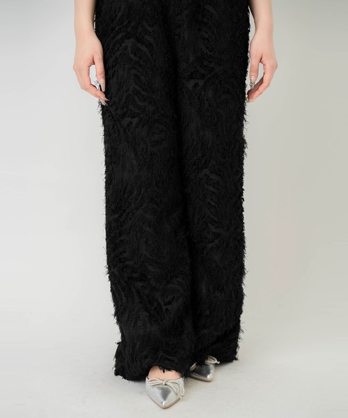 REDYAZEL（レディアゼル）の「ジャガードオールインワン（つなぎ/オールインワン・レディース・ブラック/オフホワイト・FREE）」の14枚目の写真