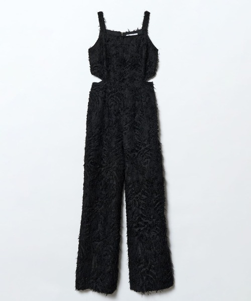 REDYAZEL（レディアゼル）の「ジャガードオールインワン（つなぎ/オールインワン・レディース・ブラック/オフホワイト・FREE）」の15枚目の写真