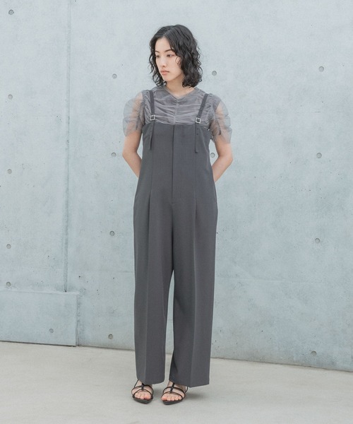 LEPSIM（レプシィム）の「【FOR I SERIES】シャーリング2Pカットソー【2点セット】　126399（Tシャツ/カットソー・レディース・グレー/ベージュ・FREE）」の11枚目の写真