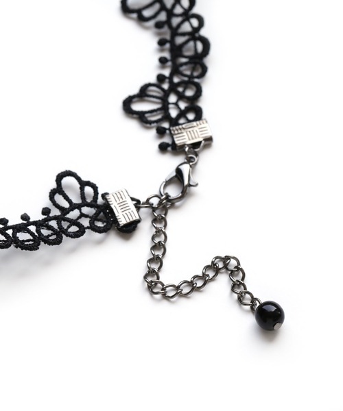 colleca la（コレカラ）の「クロシェレースチョーカー（チョーカー・レディース・ブラック・FREE）」の7枚目の写真