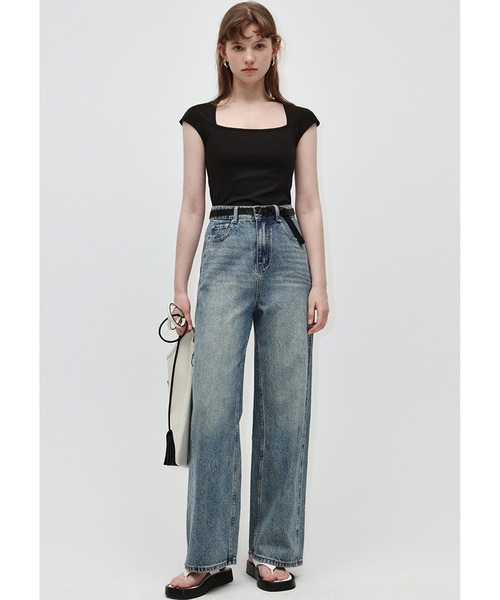 24ss sefr ワイドストレートデニム FREAK\u0027S STORE｜ワイドストレート デニムパンツ限定展開 25SS