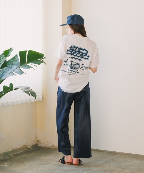 ROOPTOKYO（ループトウキョウ）の「Uncle Paulie's/アンクルポーリーズ Downtown Coffee Tee Tシャツ（Tシャツ/カットソー・メンズ・ネイビー/ホワイト・L/XL/M）」の6枚目の写真
