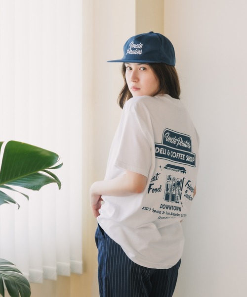 ROOPTOKYO（ループトウキョウ）の「Uncle Paulie's/アンクルポーリーズ Downtown Coffee Tee Tシャツ（Tシャツ/カットソー・メンズ・ネイビー/ホワイト・L/XL/M）」の4枚目の写真