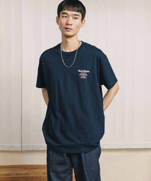 ROOPTOKYO（ループトウキョウ）の「Uncle Paulie's/アンクルポーリーズ Downtown Coffee Tee Tシャツ（Tシャツ/カットソー・メンズ・ネイビー/ホワイト・L/XL/M）」の9枚目の写真