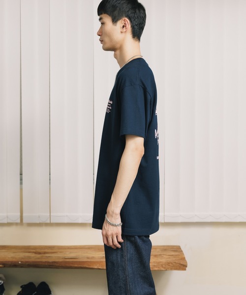 ROOPTOKYO（ループトウキョウ）の「Uncle Paulie's/アンクルポーリーズ Downtown Coffee Tee Tシャツ（Tシャツ/カットソー・メンズ・ネイビー/ホワイト・L/XL/M）」の7枚目の写真