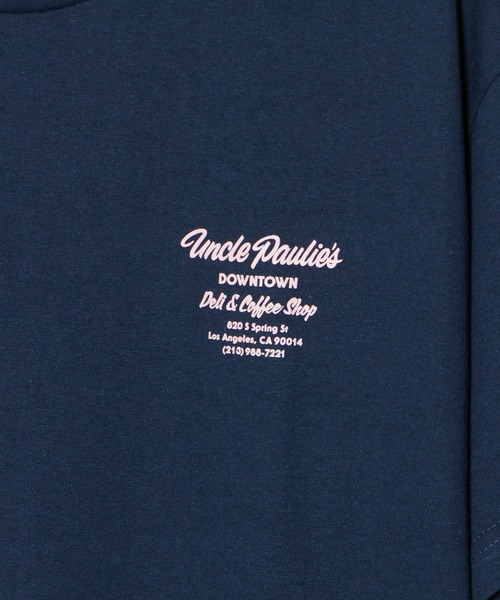 ROOPTOKYO（ループトウキョウ）の「Uncle Paulie's/アンクルポーリーズ Downtown Coffee Tee Tシャツ（Tシャツ/カットソー・メンズ・ネイビー/ホワイト・L/XL/M）」の15枚目の写真