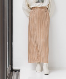 mysty woman | 【セルフカット可能！】プリーツイージーナロースカート 135600(スカート)