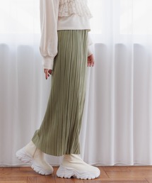 mysty woman | 【セルフカット可能！】プリーツイージーナロースカート 135600(スカート)