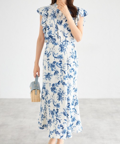 tocco closet(トッコ クローゼット)の「【ZOZO限定】サマーフラワープリントブラウス(シャツ/ブラウス・レディース・オフホワイト/ブルー・M)」の16枚目の写真