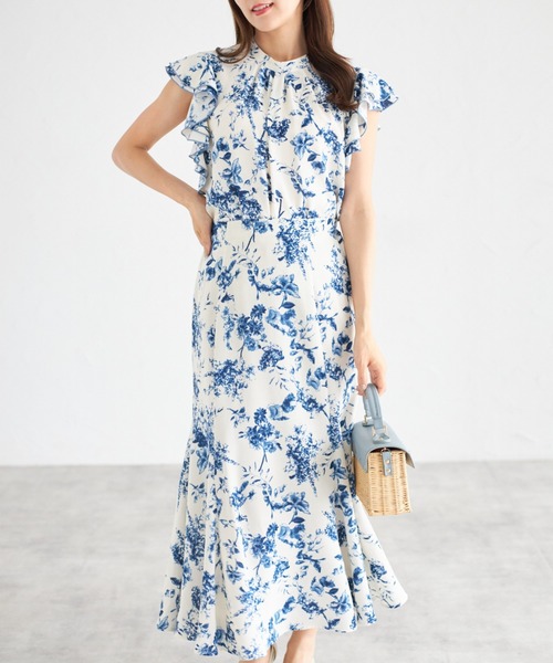 tocco closet(トッコ クローゼット)の「【ZOZO限定】サマーフラワープリントブラウス(シャツ/ブラウス・レディース・オフホワイト/ブルー・M)」の19枚目の写真