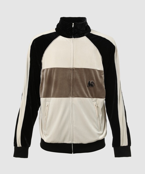 SASQUATCHfabrix.(サスクワァッチファブリックス)の「VELOUR TRACK JACKET(その他アウター・メンズ・ブラック・M/L)」の1枚目の写真