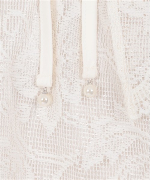 axes femme（アクシーズファム）の「総レースケープトップス（Tシャツ/カットソー・レディース・キナリ/ピンク/ブラック・FREE）」の22枚目の写真