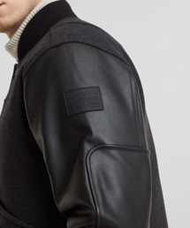 G-STAR（ジースター）の「VARSITY WOOL LEATHER JACKET/ウールレザー