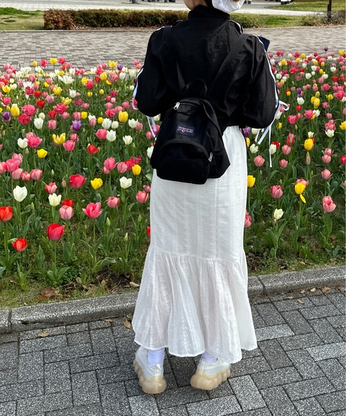 raffime（ラフィミー）の「リボンナイロンブルゾン（ブルゾン・レディース・ブラック・フリー）」の8枚目の写真