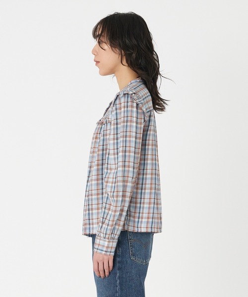 ✨GIANNA ヴィンテージ 長袖ブラウス ウォッシャブル　シルク100% M セール】Levi's/リーバイス GIANNA ロングスリーブ ブラウス
