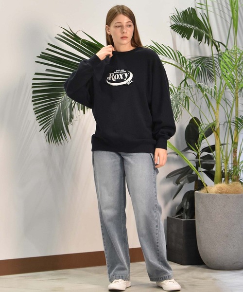 ROXY(ロキシー)の「ROXY/ロキシー トレーナー スウェット ロゴ RPO244604T(スウェット・レディース・ブラック/ブルーグレー/ヘザーグレー・L/M)」の6枚目の写真
