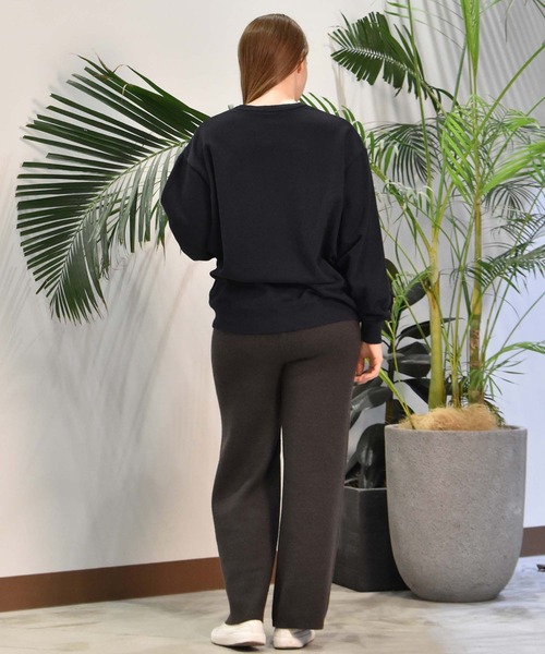 ROXY(ロキシー)の「ROXY/ロキシー トレーナー スウェット ロゴ RPO244604T(スウェット・レディース・ブラック/ブルーグレー/ヘザーグレー・L/M)」の8枚目の写真