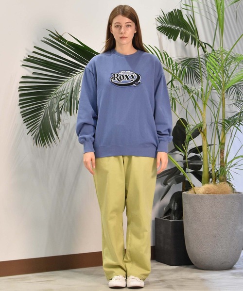 ROXY(ロキシー)の「ROXY/ロキシー トレーナー スウェット ロゴ RPO244604T(スウェット・レディース・ブラック/ブルーグレー/ヘザーグレー・L/M)」の16枚目の写真