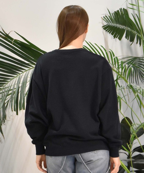 ROXY(ロキシー)の「ROXY/ロキシー トレーナー スウェット ロゴ RPO244604T(スウェット・レディース・ブラック/ブルーグレー/ヘザーグレー・L/M)」の5枚目の写真