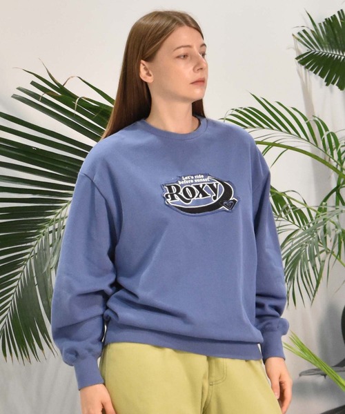 ROXY(ロキシー)の「ROXY/ロキシー トレーナー スウェット ロゴ RPO244604T(スウェット・レディース・ブラック/ブルーグレー/ヘザーグレー・L/M)」の14枚目の写真