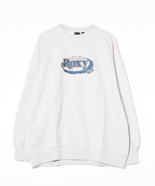 ROXY(ロキシー)の「ROXY/ロキシー トレーナー スウェット ロゴ RPO244604T(スウェット・レディース・ブラック/ブルーグレー/ヘザーグレー・L/M)」の20枚目の写真