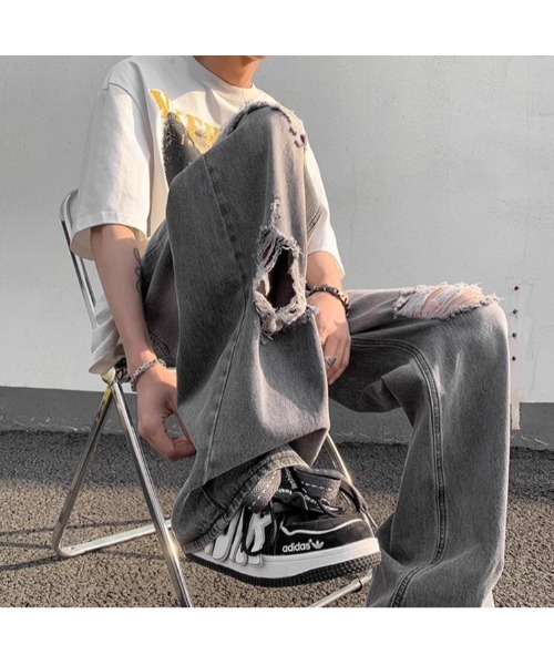 ダメージジーンズ（デニムパンツ）｜revertical（リバーティカル） pattayablatt.com