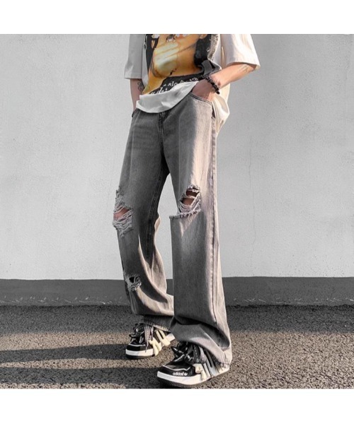 ダメージジーンズ（デニムパンツ）｜revertical（リバーティカル） pattayablatt.com