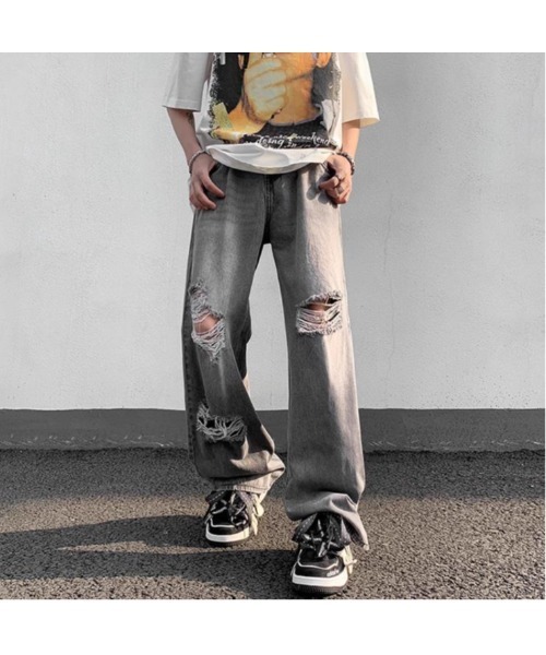 ダメージジーンズ（デニムパンツ）｜revertical（リバーティカル） pattayablatt.com