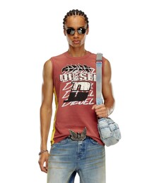 DIESEL ブラック タンクトップ ADA-D-POP タンクトップ｜ブラック｜ウィメンズ｜DIESEL