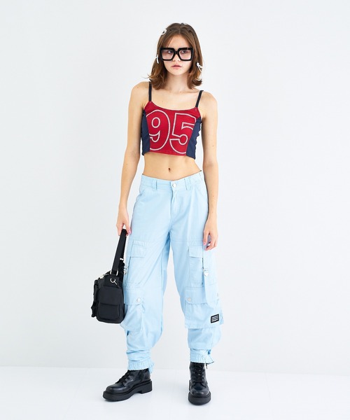 ANNA SUI NYC（アナ スイ エヌ ワイ シー）の「No.95 スポーツメッシュタンクトップ（タンクトップ・レディース・ブラック/レッド/サックスブルー・FREE）」の6枚目の写真