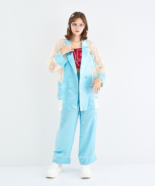 ANNA SUI NYC（アナ スイ エヌ ワイ シー）の「No.95 スポーツメッシュタンクトップ（タンクトップ・レディース・ブラック/レッド/サックスブルー・FREE）」の7枚目の写真