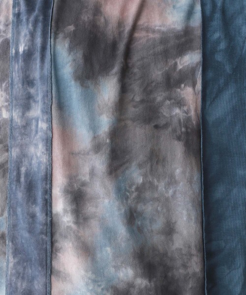 REmastered(リマスタード)の「【REmastered】タイダイ柄切り替え/ドッキングオーバーTシャツ(Tシャツ/カットソー・メンズ・ブラック/ブルー・FREE)」の20枚目の写真