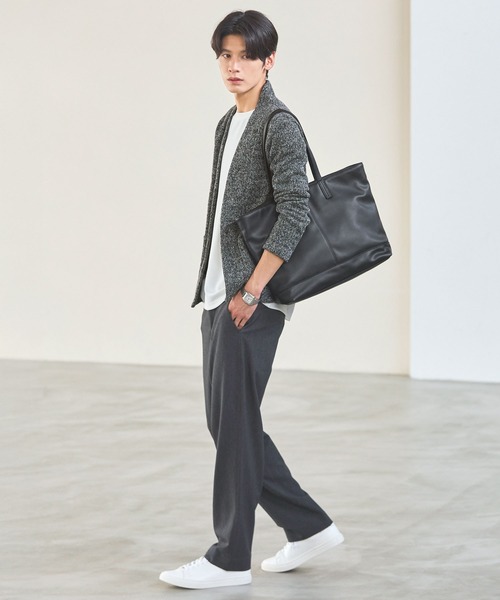 ESSENTIALS WARDROBE(エッセンシャルワードローブ)の「ESSENTIALS WARDROBE /合成皮革トートバック(トートバッグ・メンズ・ブラック・FREE)」の20枚目の写真